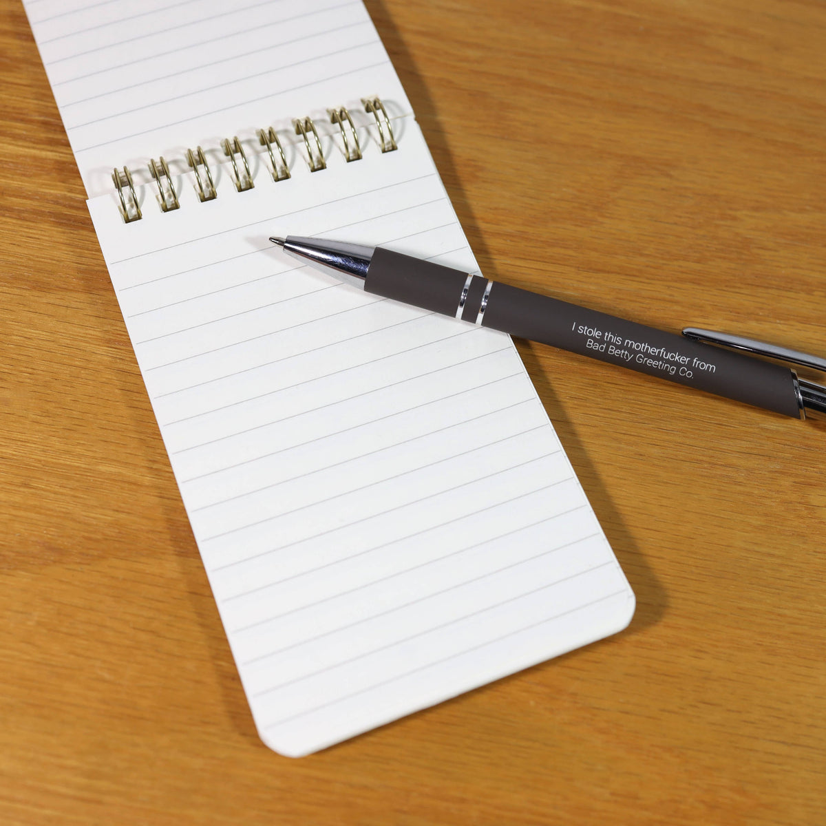 Business Bullshit - Funny 3x5 Spiral Memo Notepad