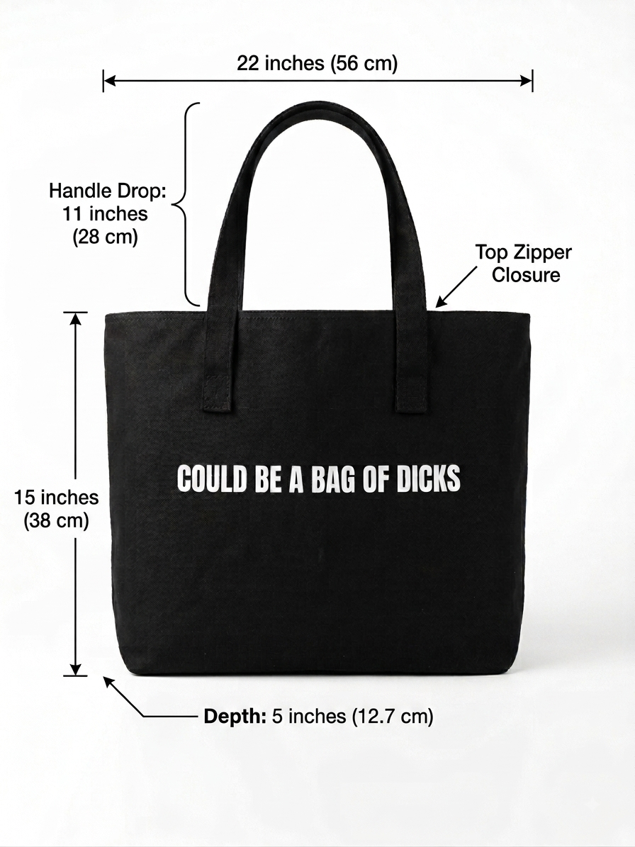 The "Keep 'Em Guessing" Heavyweight Canvas Tote